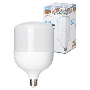 Лампа светодиодная T-60 Вт-230 В-6500 К–E27 (135x225 мм) Народная SQ0340-1649