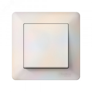 ATLASDESIGN AIR 1-постовая РАМКА, ЖЕМЧУГ/дымчатый белый ATN220401