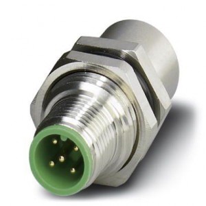 1551671, Цилиндрические метрические разъемы SACC-5PDSIM12MSFSM16 5P FEEDTHROUGH M-F