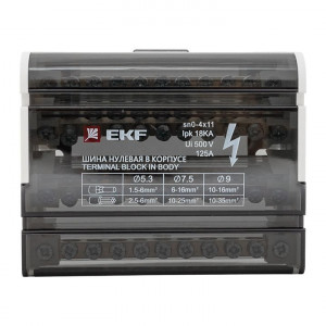 Шина нулевая в корпусе 4х11 sn0-4x11