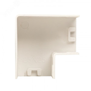 Поворот 90 гр. (25х25) (4 шт) белый EKF-Plast