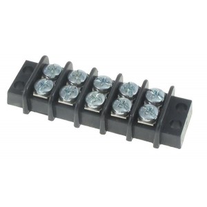 38770-0105, Клеммные колодки с изолирующими перегородками .375 LOW PROFILE 5P screw terminal style
