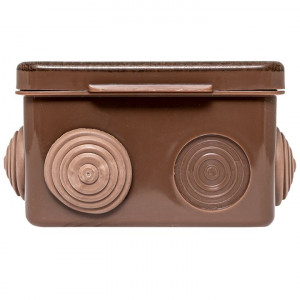 Коробка распределительная КМР-030-031 с крышкой (80х80х50) 7 мембран plc-kmr-030-031-t