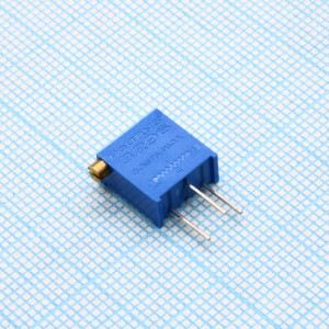 3296Z-1-102LF, Потенциометр многооборотный керметный 1кОм 0.5Вт PC PIN