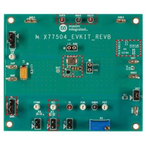 MAX77504WEVKIT#, Средства разработки интегральных схем (ИС) управления питанием EVKITs for High-Efficiency Buck