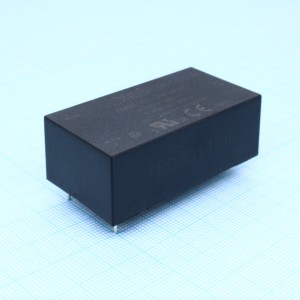 AMEL10-24SMJZ, AC/DC, 10Вт, вход 85…264В, выход 24В/0.45А, изоляция 4000В AC, КПД 83%, максимальная емкостная нагрузка не более 500мкФ, 53.8x28.8x19мм, -25…70°C, пластик