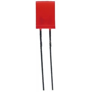 L-503IDT, Светодиод 5х5мм/красный/625нм/3-6мкд/110°