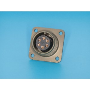 MS3102E-14S-6S, Разъём серии MS  6 контактов, гнездо на блок