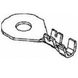12103516-CT, Автомобильные разъемы RING TIN TERMINAL CBL RN 1.00-.80MM2