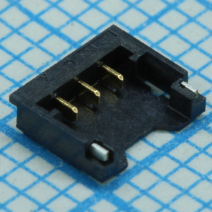 781710003, Разъем провод-плата HDR 3 контакта шаг 1.2мм SMD серия Pico-EZmate лента на катушке