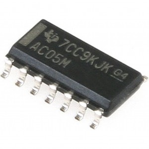 CD74AC05M, Инвертер 6-ти канальный с открытым стоком