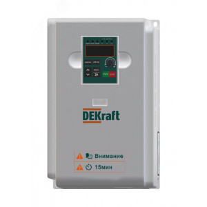 Преобразователь частоты DEKV060-7.5/11кВт 3 фазы 380В с торм. модулем DEKV060G7R5P011T4B