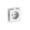 Изображение товара Розетка AtlasDesign 16А без заземл. без шторок быстрозажим. клем. механизм бел. SE ATN000141S
