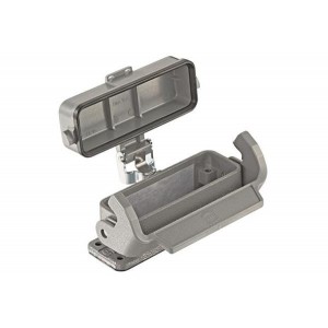 09200160321, Сверхмощные разъемы питания HAN 16A BULKHEAD MT THERMOPLASTIC COVER