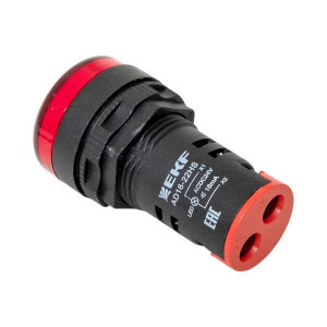 Матрица светодиодная AD16-22HS крас. 24В DC ledm-ad16-r-24, Лампа сигнальная d22-24V кр