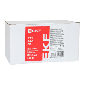 Переключатель кулачковый ПК-1-23 63А 3P -1-0-2- IP65 EKF