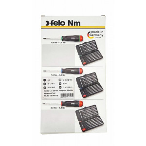 Отвертка с регулировкой крутящего момента Nm 1.5-3.0 с набором насадок 12шт в кейсе 10099716