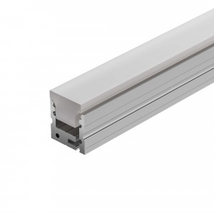Профиль ARH-FLOOR27-H28-2000 ANOD 038356, Алюминиевый анодированный двухкомпонентный профиль. Высокопрочный алюминий. Герметизация до IP67 (при соблюдении технологии герметизации). Габаритные размеры (LхWхH): 2000x26.5x28.4 мм. Ширина площадки для ленты 17мм.