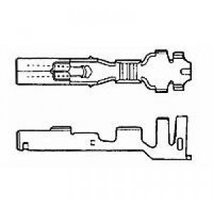 177914-1, Проводные клеммы и зажимы RCPT 26-22 PRE-TIN