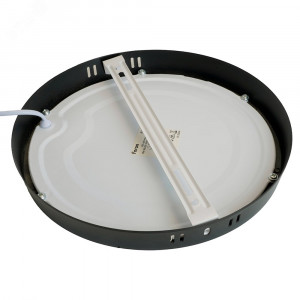 Светильник светодиодный ДПО-18w 4000K 1260Лм черный AL504 51073