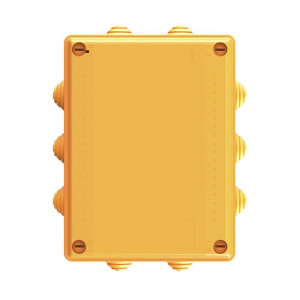 Коробка ответвительная FS 150х110х70мм 4р 450В 32А 10кв.мм нерж. контакт с каб. вводами и клеммн. IP55 пластик. FSK21410
