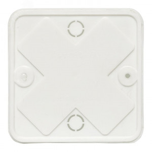 Коробка разветвительная KMP-030-030 наружная (75х75х26) белая PROxima plc-kmr-030-030