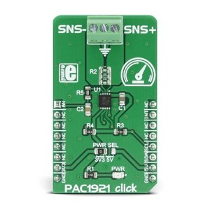 MIKROE-2910, Средства разработки интегральных схем (ИС) управления питанием PAC1921 click