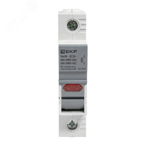 Предохранитель-разъединитель DF 10х38 1Р (тип ПВЦ) EKF