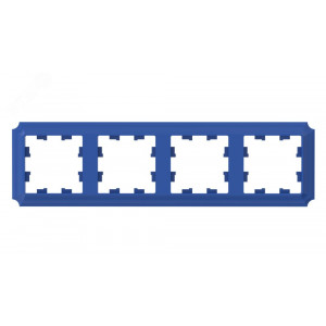 ATLASDESIGN ANTIQUE 4-постовая РАМКА, универсальная, АКВАМАРИН (5шт) C3(+) ATN101104