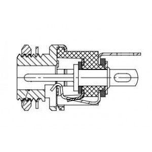732AH, Соединители питания для постоянного тока HI-TEMP 1.3MM POWER