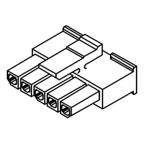 43645-0800, Проводные клеммы и зажимы MICRO-FIT 3.0 RECEPT