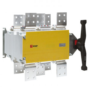 Рубильник-переключатель 2000A 3P c рукояткой управления для прямой установки PowerSwitch pscs-2000-3