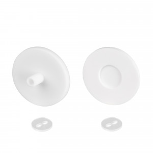 Заглушка ARL-MOONLIGHT-ROUND-40-CAP-TOP-S-SET-WH 048835, Комплект заглушек для гибкого неона MOONLIGHT ROUND, диаметром 40мм, с прямым выводом кабеля. В комплекте заглушка с выводом под кабель питания и глухая заглушка. Использовать с герметиком.