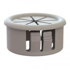 22AF0875, Прокладки и втулки Universal Bushing, .875 Hole, .562 Max ID, Black,HS Nylon,1000 Per Bag,.453 Thick,.937 OD