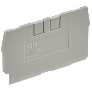 Заглушка для CP 2,5мм2 серая YCT20-00-K03-002-ZGL