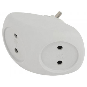 Разветвитель 2-м без заземл. 10А IP20 SPx-2-W бел. Б0053480