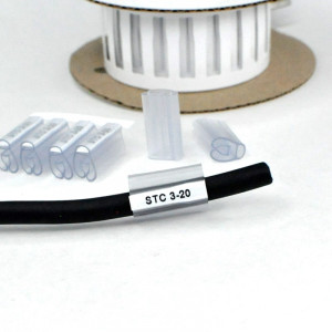 Держатель маркера STC-3-20, Контейнер для маркера, нанизываемый на кабель, длина 20 мм, диаметр провода 3,5 - 8,5 мм, в упаковке 500 держателей для установки маркера HIC