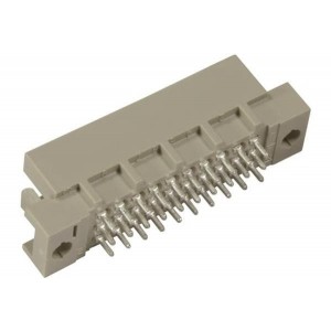 09291306902, Разъемы DIN 41612 3R MALE SOLDIER PINS FIX FLNG 2.5MM 30CON