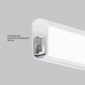 Шнур светодиодный гибкий неон LED SMD 8х16мм 120LED/м теп. бел. (уп.100м) 131-046