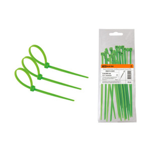 Хомуты нейлоновые 3,6х200мм (зеленый) (25 штук) SQ0515-0349
