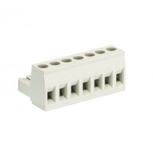 Розетка Wiecon 8113 B / 7, Розеточный разъем, прямой, на кабель, шаг: 5.0 мм, 7 полюсов, фиксация провода винтовая, исполнение: с маркировкой, 400V, 12А, цвет: серый