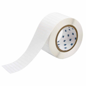 brd30126, THT-13-423-10 этикетки, материал В-423, белый глянцевый полиэстер, размер 31.75х6.35мм, 10000 шт. в рул.