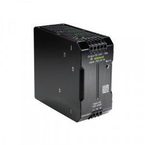 Источник питания WIPOS PS1 24-10, Источник питания, однофазный, 24 V / 10 A, 240 W; диапазон входных напряжений: 85 – 264 V AC, 90 – 350 V DC; габариты (мм): ширина x высота x глубина: 60 x 125 x 150; вес 0,9 кг; монтаж: на DIN рейку, температура окружающей среды –40°C…+70°C