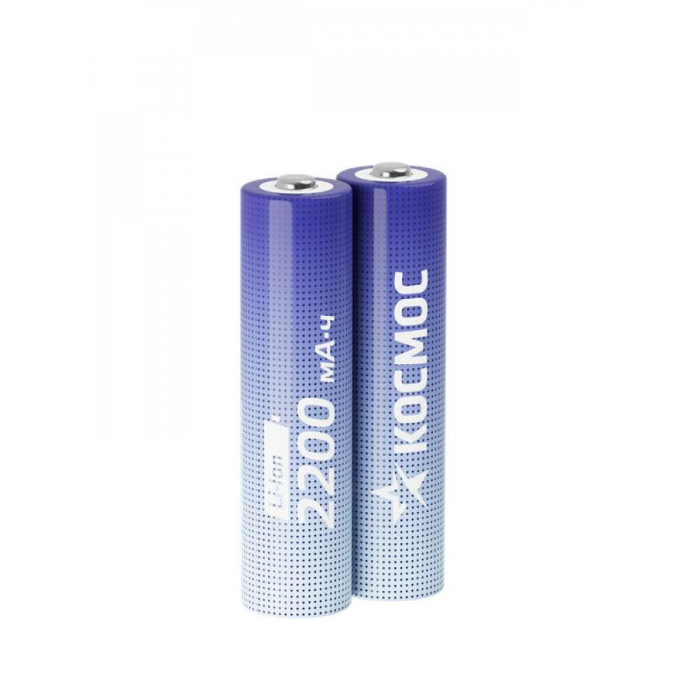 Изображение товара Аккумулятор 18650 Li-ion 2200мА.ч без защиты (уп.2шт) КОСМОС KOC18650Li-ion22US2 Изображение товара Аккумулятор 18650 Li-ion 2200мА.ч без защиты (уп.2шт) КОСМОС KOC18650Li-ion22US2