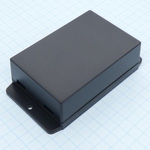 NUB1057035BK, Пластиковый корпус черного цвета из высокопрочного  пластика  с фланцами