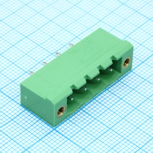 2EDGVM-5.08-04P-14-100A(H), Разъемный клеммный блок на плату, 4 контакта. Серия 2EDGVM-5.08