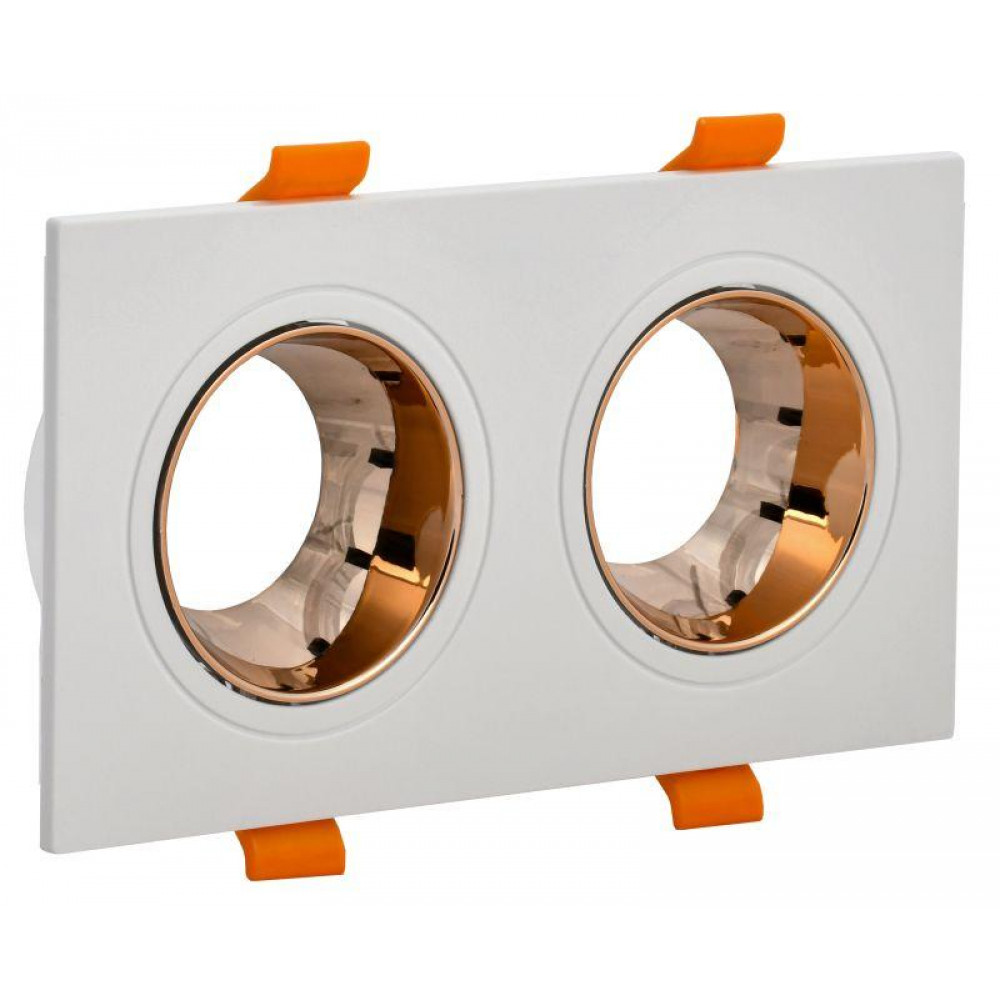 Изображение товара Встраиваемый поворотный светильник 2хGU10 IEK LT-UVB0-4108-GU10-2-K22