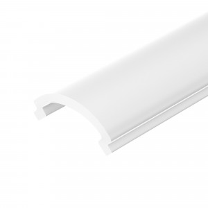 Экран ARH-KANT-H8-2000 Round Opal 036324, Матовый экран (PC) для профиля ARH-KANT-H8. Светопропускание до 63%. Полукруглый, длина 2000мм. Цена за 1м.