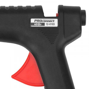 Пистолет клеевой 40Вт большой (блист.) 12-0103