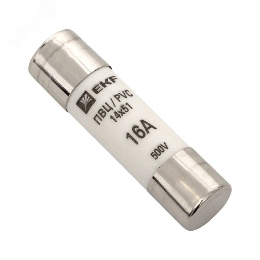 Изображение товара Плавкая вставка цилиндрическая ПВЦ 14х51 16А EKF